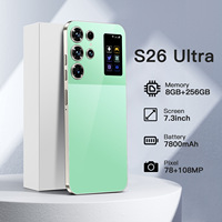 Venta Directa de Fábrica, Teléfono Móvil S26 Ultra 5G Versión Global, Android 14, 16GB+512GB, Pantalla HD de 7.3 Pulgadas y 120Hz, Inglés