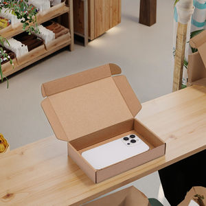 Shipping <b>Box</b> Mailer Sturdy Corrugated <b>Cardboard</b> Protective Customizable Wholesale For <b>Shoes</b> Storage Postal Package - Product Image 2