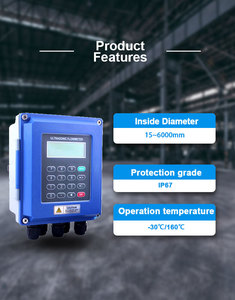 FMU833 ขายตรงจากโรงงาน DN15-DN6000 เซ็นเซอร์แคลมป์วัดกระแสระยะไกล เครื่องวัดอัตราการไหลแบบอัลตราโซนิกกันน้ำ FMU833 FMU833 - Product Image 5