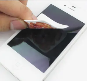 Самоклеящийся мини-экран с индивидуальным логотипом, липкий очиститель экрана для мобильного телефона