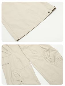 Pantalones Utilitarios Casuales de Lona con Pliegues de Inspiración Vintage, Unisex, Bolsillos Grandes, Corte Recto y Ancho, Estilo Urbano - Product Image 3