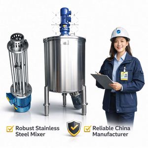 Homogenizer Mixer Emulsifier Machine With Heater Cosmetic Mixing Tank Chemical Emulsifying Homogenizing Homogenization Equipment - Product Image 6