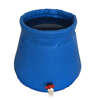 1000 litres D'eau Portable Vessie Camping En Plastique PVC Flexible Oignon Forme Réservoir De Stockage D'eau