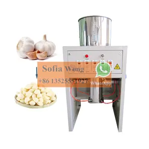 Strong powercircular type whole dry garlic peeling machine for commercial