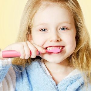 Children's <b>Electric</b> Smart <b>Toothbrush</b> with Soft Nylon Bristles Waterproof Automatic <b>Toothbrush</b> Replacement <b>Heads</b> for Home Use - Product Image 2