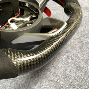 Volant de course personnalisé en cuir Alcantara avec palettes de changement de vitesse en fibre de carbone pour <span class=keywords><strong>Acura</strong></span> TLX <span class=keywords><strong>MDX</strong></span> <span class=keywords><strong>2021</strong></span>-2025 - Product Image 2