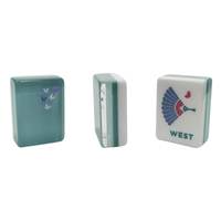 Tuiles de Mahjong américaines en acrylique bleu papillon de luxe, 160 pièces, coffret cadeau pour la maison, pour le divertissement et les jeux de société