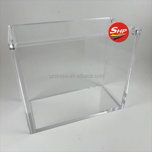 SHP Custom Clear Acrylic Case Display para <span class=keywords><strong>Sorcery</strong></span> TCG Contested Realm Arthurian Legends Booster Box con tapa magnética - Product Image 2