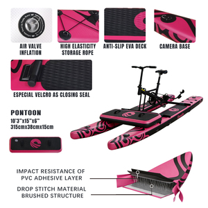 Bicicletta Acquatica Gonfiabile Personalizzabile Preferita, Portatile per <span class=keywords><strong>Mare</strong></span> e Fiume, Ideale per Uso Commerciale e Noleggio - Product Image 3