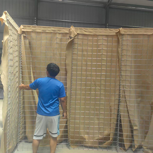 Özel Kum Dolgulu Kaynaklı <span class=keywords><strong>Gabion</strong></span> Çit Bariyeri Yüksek Mukavemetli Kum Torbası Savunma Bastion Duvar Bariyeri - Product Image 5