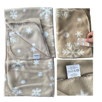 Soldes Exceptionnelles : Couverture Polaire Moderne en Polyester Écologique de Haute Qualité pour Animaux de Compagnie, en Tissu Microfibre Doux et Confortable pour l'Hiver