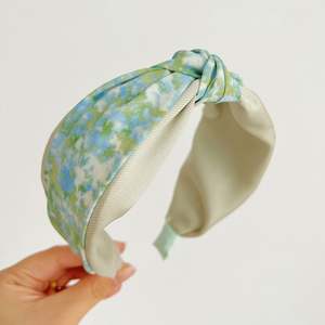 Diadema de Pelo con Nudo al por Mayor, Estilo Coreano Dulce y Floral, Accesorios para el Cabello con Borde Ancho, Diadema de Flores Coreana - Product Image 6