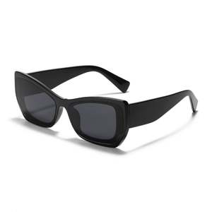 Gafas de Sol Cuadradas de Moda 2022, Color Blanco Té, Protección UV400, Estilo Ojo de Gato, Punk, para Hombre y Mujer - Product Image 6