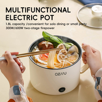 Marmite Électrique Mini Portable 1,8 L en Acier Inoxydable pour Cuisine Domestique – Vente en Gros
