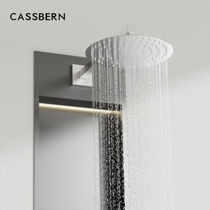 <span class=keywords><strong>Douche</strong></span> encastrée gain de place 2025 avec éclairage LED intégré, boîte étanche, composants en acier inoxydable, facile à entretenir - Product Image 3