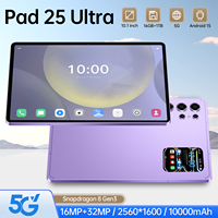 Tablet Pad 25 Ultra Android 15 Directo de Fábrica para Educación, Tablet Android 10.1" FHD de 16GB+1TB, Tablet Genial para Niños, Último Modelo