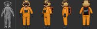 Costume de mascotte d'Halloween pour adultes unisexe en éponge - Conception personnalisée