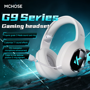 Tai nghe chơi game MCHOSE G9 Tai nghe chơi game gắn trên đầu Micrô máy tính chơi game Tai nghe có độ trễ thấp 7.1 kênh - Product Image 6