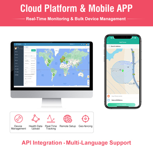 Système de télésanté intelligent WiFi LTE avec bouton d'appel SOS, détection de chute, surveillance de la pression artérielle et appel téléphonique automatique <span class=keywords><strong>pour</strong></span> les soins à domicile des personnes âgées - Product Image 3