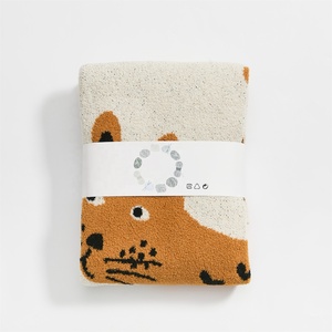<span class=keywords><strong>BDB</strong></span> 2023 nouveau produit joli motif tigre couverture tricotée 100% polyester, chaude, douce et confortable - Product Image 6