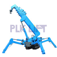 Grue araignée télescopique pliable diesel de 3, 5, 8 et 10 tonnes