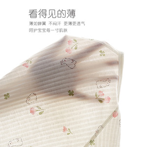 Mameluco de Bebé de Algodón Fino Tejido con Abertura Diagonal y Lazos Delanteros, Traje de Verano para Recién Nacido - Product Image 2