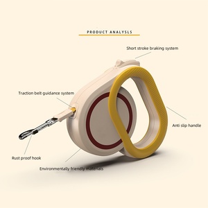 Automatic Retractable <b>Dog</b> Walking Rope Solid Pattern Outdoor Running Traction Belt Pet Supplies for <b>Dogs</b> - Product Image 4