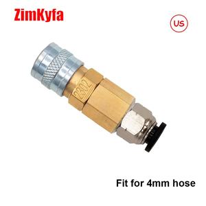 Zimakyfa HPA (US) 2302 Raccord rapide à emboîtement en laiton et cuivre pour outils pneumatiques, Ø ext. 4 mm (5/32") / 6,35 mm (1/4") - Carton - Product Image 2