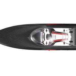 Barco teledirigido UDiRC UDI022, 50 km/h, alta velocidad, resistente al agua, radiocontrol de 2.4 GHz, barco de juguete de acero aleado con motor sin escobillas. - Product Image 3