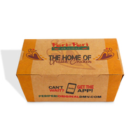 Cajas de embalaje de comida rápida desechables de pollo frito con logotipo personalizado a granel para negocios