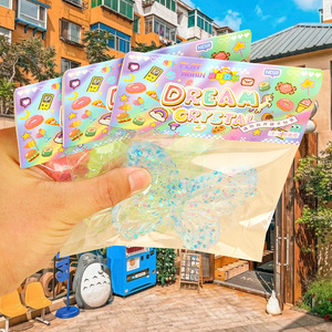 Dream Crystal Butterfly <b>Squishy</b> Toy Colorful PVC Blind Box Stress Relief Fidget Toy For Kids 8 13 Years Unisex - Product Image 3
