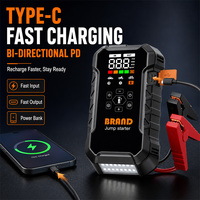 Professional 1000A 160PSI 12000mAh Heavy Duty 4 in 1 Battery Booster Tire Inflator Portable Jump Starter with Air Compressor