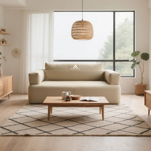 Divano Gonfiabile a Gonfiaggio Facile per il Tempo Libero Interno ed Esterno Divano da Campeggio Singolo con Pompa Integrata - Product Image 1