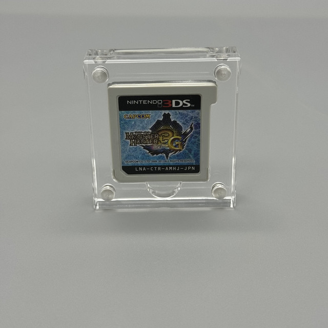 High Transparent Acrylic Game Display Box with 1 Card Slot 3DS for NDS Game Case Cover Magnetic Game Accessories