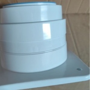 เช็ควาล์วห้องน้ำ 80 มม. ยางพลาสติกสำหรับปิดผนึกท่อควัน ระบบระบายอากาศ - Product Image 2