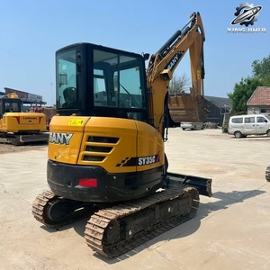 Excavadora Usada Sany35 MiniCrawler de 3 Toneladas con Cucharón de 0.12m³, Marca China Original, Excavadora Pequeña para Construcción, Pocas Horas, Buen Estado - Product Image 2