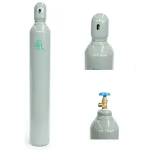 Endüstriyel hidrojen gazı fiyat 10l/20l/47l/50l küçük taşınabilir tıbbi vana ile oksijen silindiri