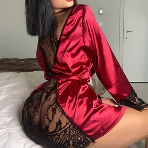Lingerie en dentelle pour la Saint-Valentin, <span class=keywords><strong>nuisette</strong></span> pour lune de miel, pyjamas pour femme, robes sexy, vêtements de nuit pour femme - Product Image 3