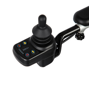 Silla de ruedas eléctrica plegable de tamaño estándar de aleación de aluminio - Product Image 5