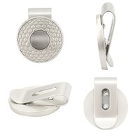 Accessoires de golf en métal personnalisés et économiques, marqueur de balle de golf magnétique, clip pour chapeau, marqueur de balle de golf