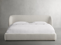 Luxuriöses Bett Moderne Schlafzimmermöbel Polsterbett Kingsize Stoffbett