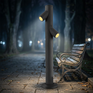 Nouvelles lampes de rue décoratives de jardin alimentées par courant alternatif en aluminium avec LED étanches IP65 de style moderne pour une utilisation en extérieur - Product Image 5