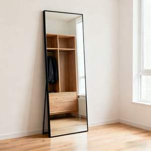 Espejo de Pie para Uso Doméstico, Decoración Moderna para el Hogar, Imágenes Realistas, Espejo de Pie Personalizado y Duradero de Cuerpo Entero para Dormitorio o Sala de Estar - Product Image 1