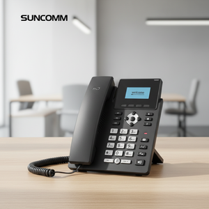 Téléphone <span class=keywords><strong>VoIP</strong></span> SC12 <span class=keywords><strong>SIP</strong></span> V2 avec alimentation PoE, écran LCD 128x64, audio HD, conférence multilingue, téléphone IP pour la maison et le bureau - Product Image 1