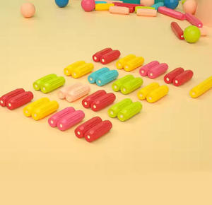 Nhà Máy Trực Tiếp Giáo Dục 3D Xây Dựng Lắp Ráp Khối Thiết Lập Từ Gậy Bóng Que Cho Trẻ Em Phát Triển Nhựa Hơi Nước - Product Image 5