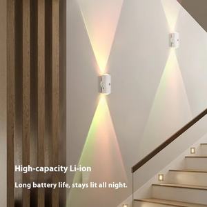 Veilleuse LED intelligente avec capteur d'ambiance magnétique, mini-lampe murale colorée pour chambre à coucher, mini-lampe murale à capteur pour couloir - Product Image 6
