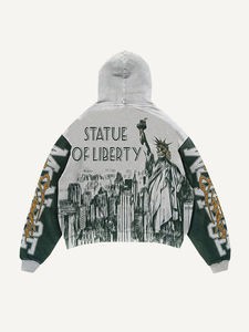 OEM ODM Sweats à capuche épais de haute qualité personnalisés grande taille pour hommes Boxy à impression numérique pull <span class=keywords><strong>sweat</strong></span>-shirt surdimensionné - Product Image 2