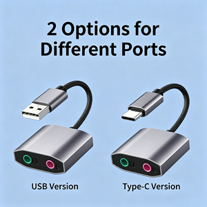 Tarjeta <span class=keywords><strong>de</strong></span> Sonido Externa USB, Adaptador <span class=keywords><strong>de</strong></span> <span class=keywords><strong>Audio</strong></span> con Conector <span class=keywords><strong>de</strong></span> 3.5mm, Espaciado <span class=keywords><strong>de</strong></span> 9mm, Micrófono, Auriculares, <span class=keywords><strong>Convertidor</strong></span> Tipo C <span class=keywords><strong>para</strong></span> <span class=keywords><strong>PC</strong></span>, Laptop, MacBook, PS5 - Product Image 6