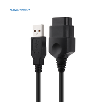 Câble de charge convertisseur 5 broches femelle vers USB mâle de 0,8 m pour manette de console Xbox One Xbox 360