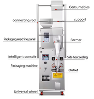 Machine d'emballage multi-usages commerciale pour fruits secs, noix, aliments pour animaux de compagnie, granulés, scelleuse d'emballage